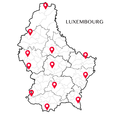 Luxembourg map